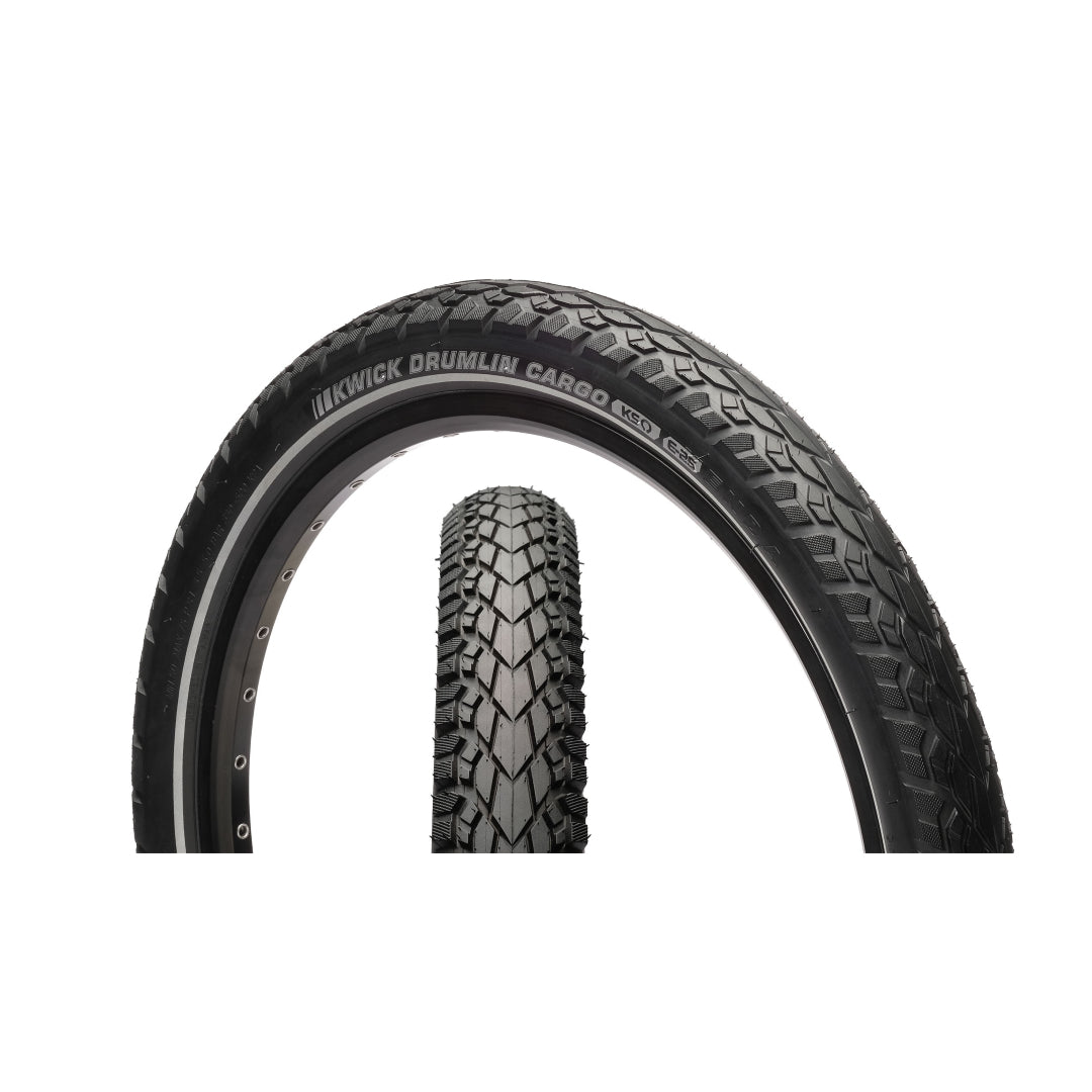 Kenda Kwick Drumlin Cargo 20x2.4 Tire Wire Bead Black