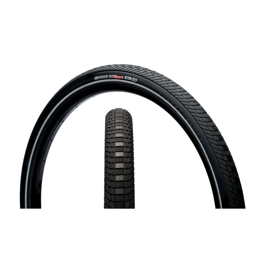 Kenda Kwick Six 26 inch Urban Bike Tires 26x2.10 60tpi Wire RT