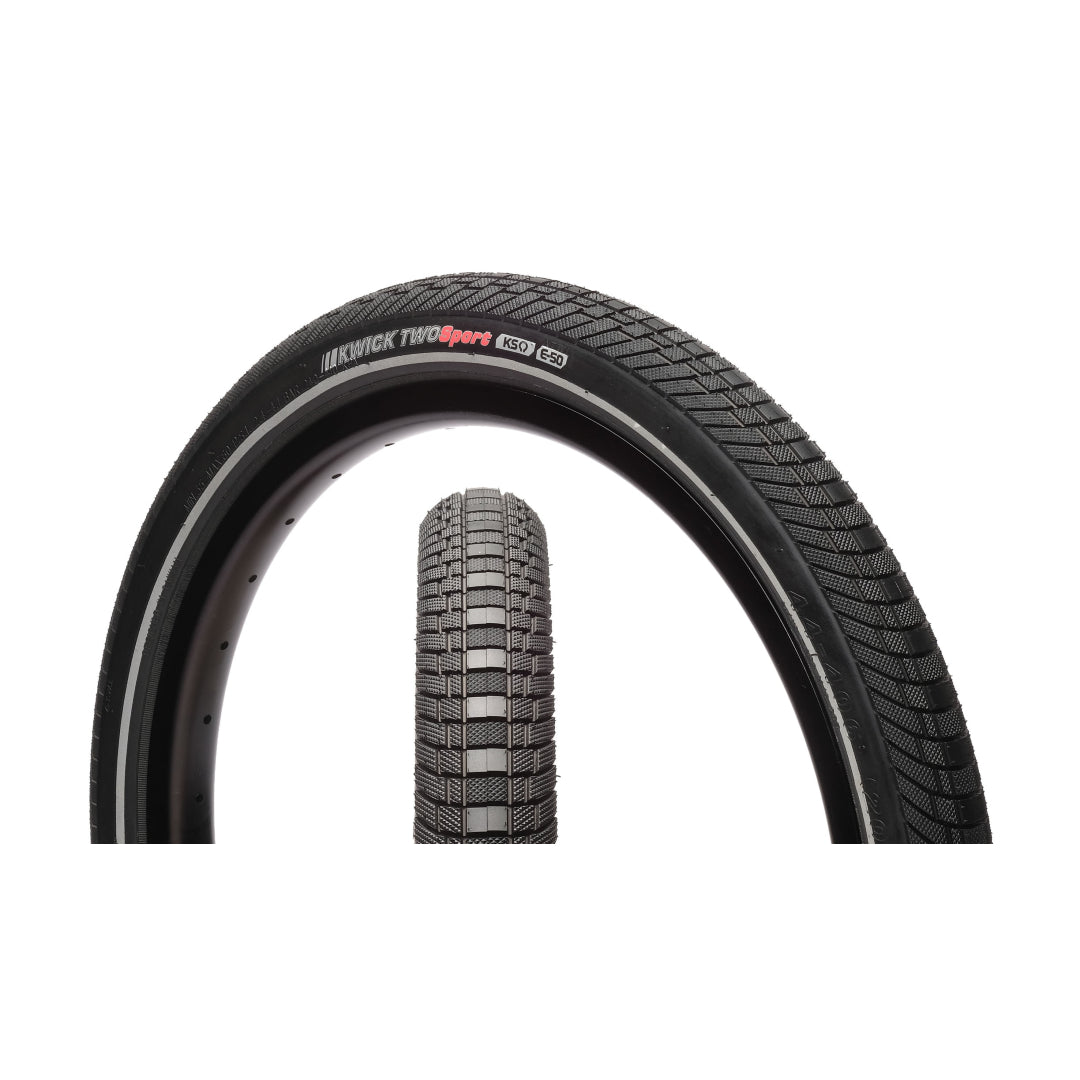 Kenda Kwick Two 20 inch Urban Bike Tires 20x2.10 60tpi Wire RT