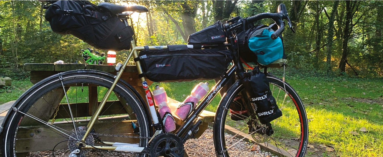 KENDA Tires on loaded touring bike