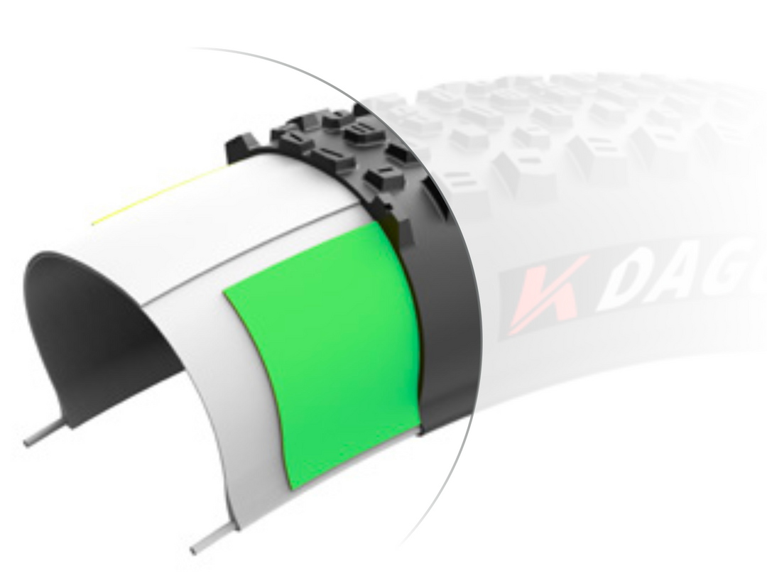 Kenda XC casing cross section